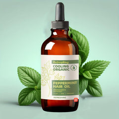 Organic Peppermint Hair Care for Refreshing Cooling Feeling