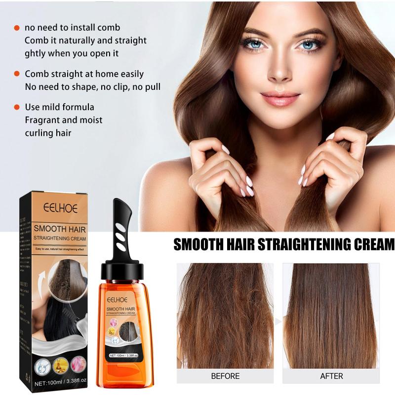 100ml Hair Straightening Cream for Frizz-Free Hair