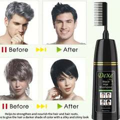 200ml Instant Hair Shampoo With Comb Semi permanent Hair Dye Shampoo