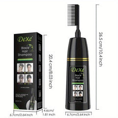 200ml Instant Hair Shampoo With Comb Semi permanent Hair Dye Shampoo