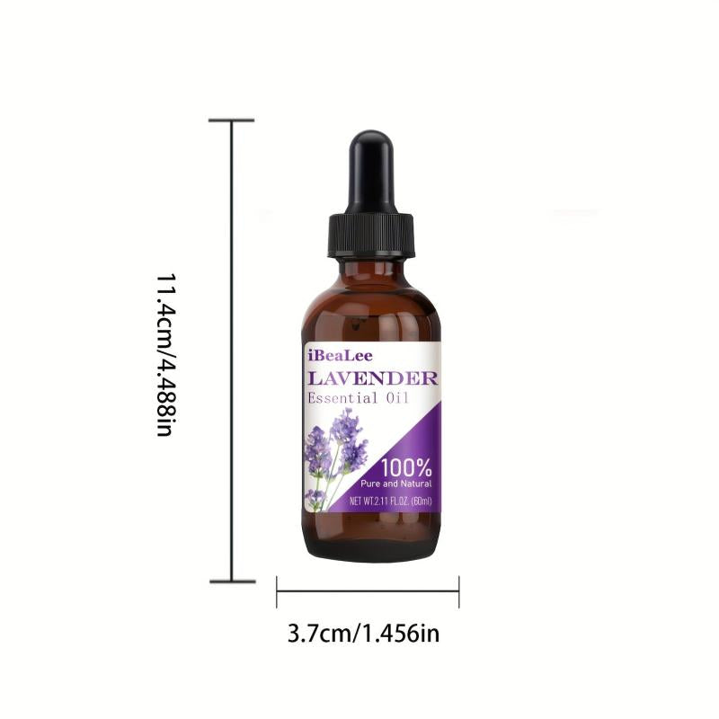 60ml Lavender Hair Care Essential Oil for Hair with Glass Dropper