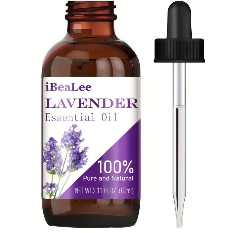 60ml Lavender Hair Care Essential Oil for Hair with Glass Dropper