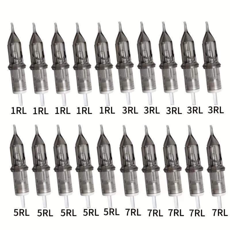 20pcs Tattoo Cartridge Needles Disposable Standard Round Liner 1RL 3RL 5RL 7RL