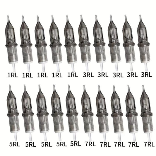 20pcs Tattoo Cartridge Needles Disposable Standard Round Liner 1RL 3RL 5RL 7RL