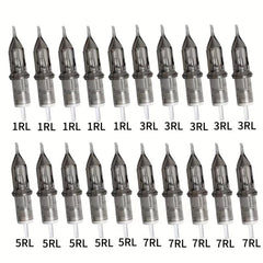 20pcs Tattoo Cartridge Needles Disposable Standard Round Liner 1RL 3RL 5RL 7RL