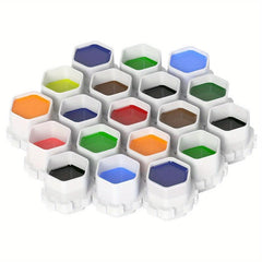 100ml Tattoo Ink Caps Disposable Honeycomb Pigment Holders Multiple Colors