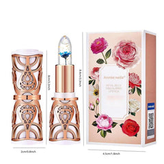 3pcs Crystal Flower Jelly Lipstick Set Temperature Changing Lip Gloss