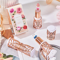 3pcs Crystal Flower Jelly Lipstick Set Temperature Changing Lip Gloss