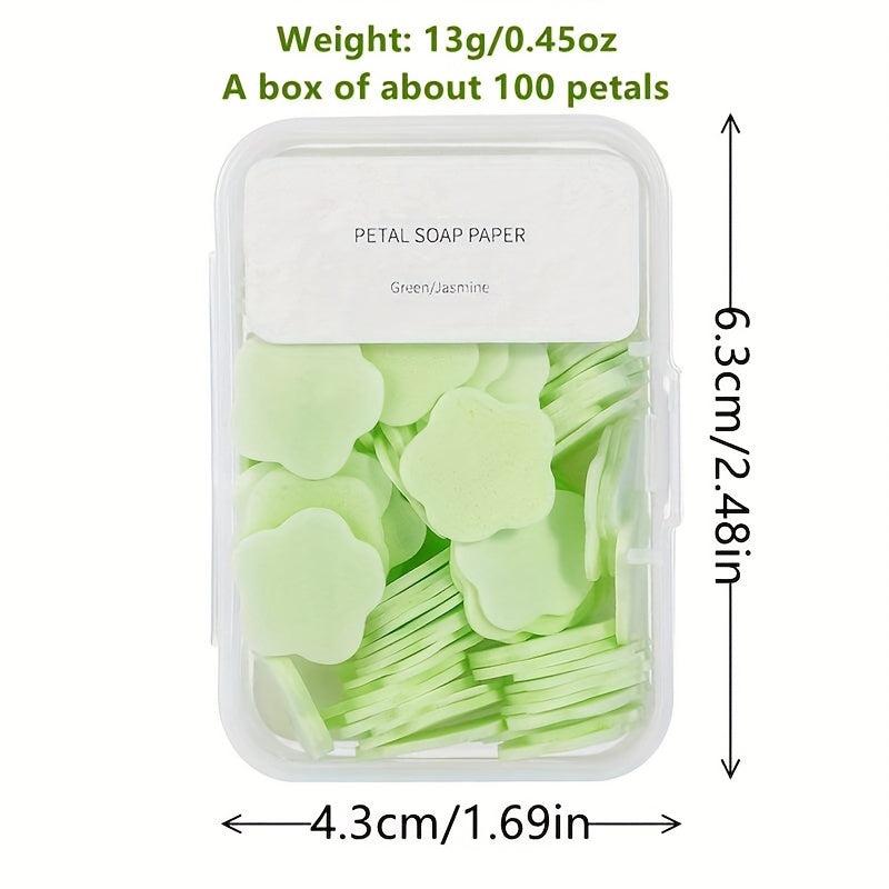 Travel Boxed Disposable Soap Paper Petal for Hand Washing