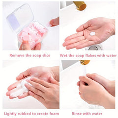 Travel Boxed Disposable Soap Paper Petal for Hand Washing