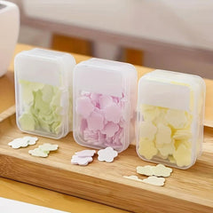 Travel Boxed Disposable Soap Paper Petal for Hand Washing