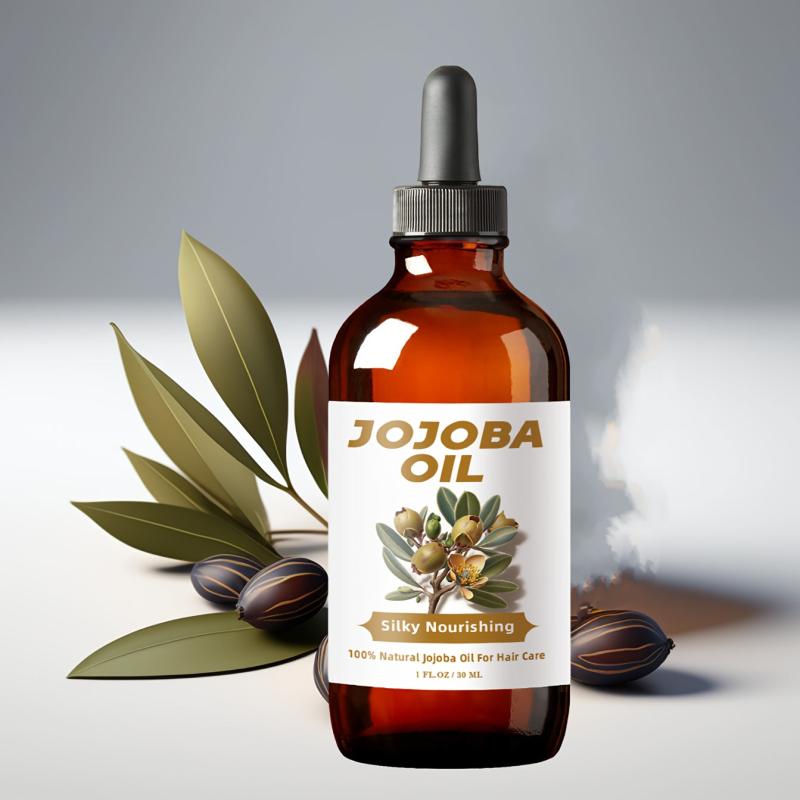 100% Natural Jojoba For Hair Care Silky Smoothing & Revitalizing