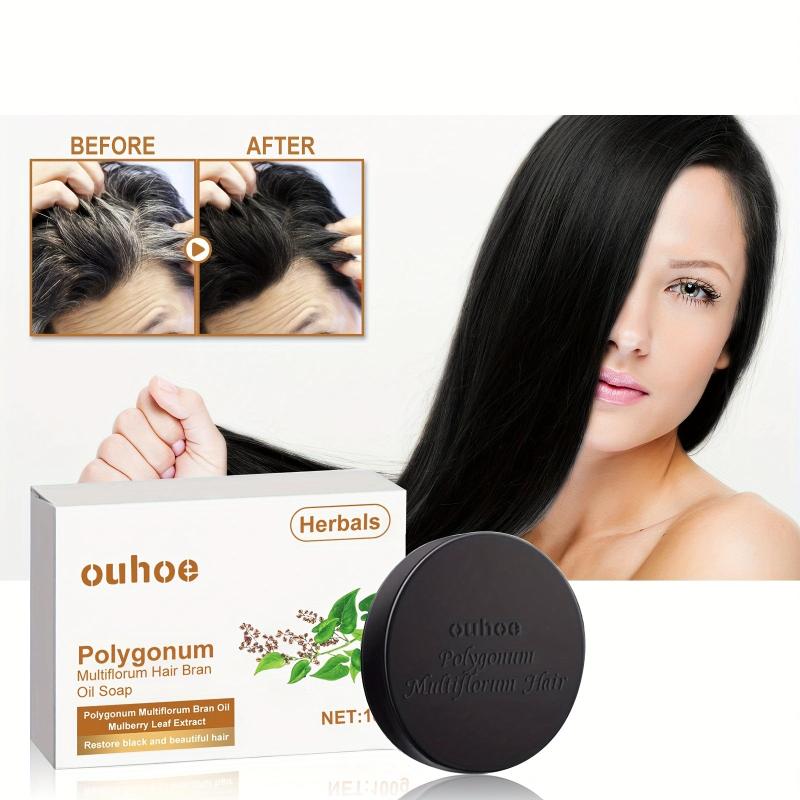 Polygonum Multiflorum Hair Darkening Shampoo Moisturizing Soap