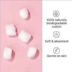 Soft Absorbent Cotton Balls for Makeup Removal & More
