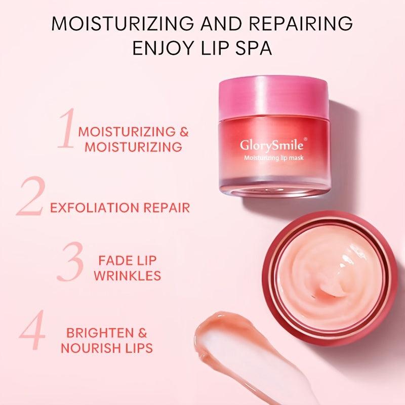 Hydrating Lip Mask for Night Sleep Care Strawberry Lip Balm
