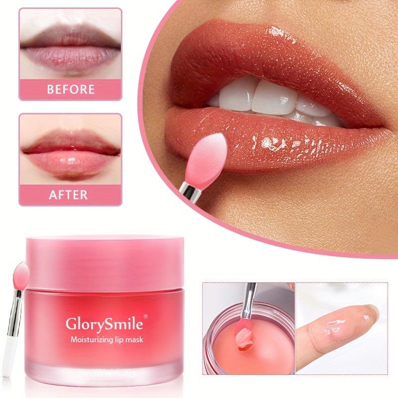 Hydrating Lip Mask for Night Sleep Care Strawberry Lip Balm