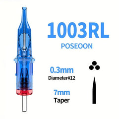 10pcs Tattoo Cartridge Needles Disposable Round Liner For Artists