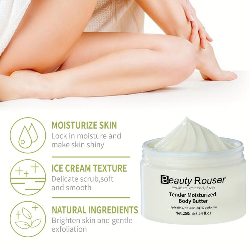 250ml Shea Butter Body Cream Nourishing Moisturizing for Autumn & Winter