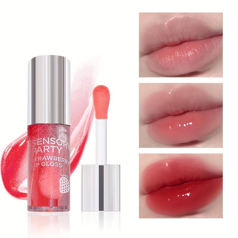 Crystal Clear Jelly Lip Balm Fruit Flavor Moisturizing Gloss