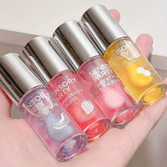 Crystal Clear Jelly Lip Balm Fruit Flavor Moisturizing Gloss