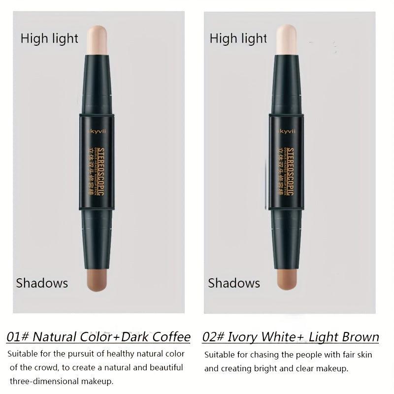 Double Headed Concealer Stick Highlighting Contouring Makeup Stick