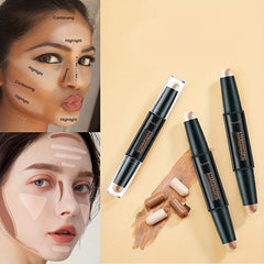 Double Headed Concealer Stick Highlighting Contouring Makeup Stick