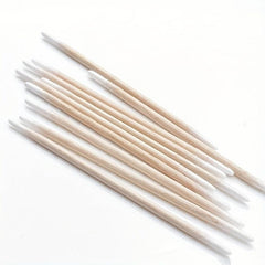 100pcs Disposable Microblading Swabs for Makeup & Lash Extension Removal