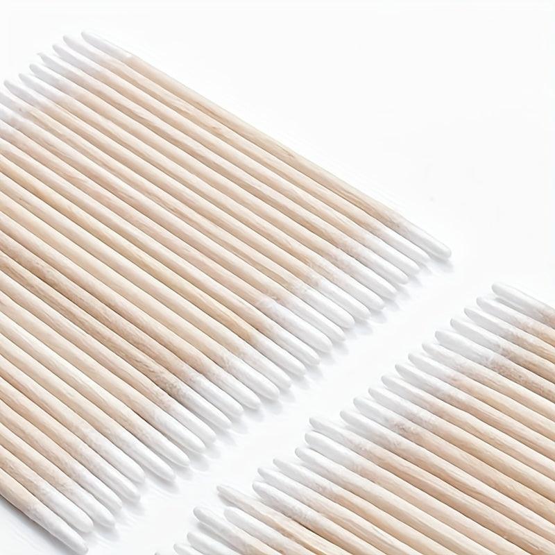 100pcs Disposable Microblading Swabs for Makeup & Lash Extension Removal