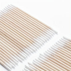 100pcs Disposable Microblading Swabs for Makeup & Lash Extension Removal