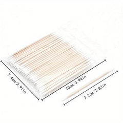 100pcs Disposable Microblading Swabs for Makeup & Lash Extension Removal