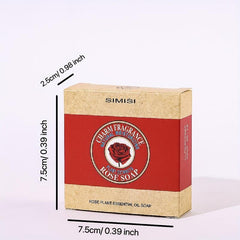 Rose Perfumed Soap Bar for Cleansing and Moisturizing