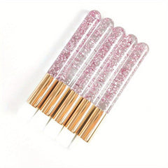 5pcs Glitter Lash Brushes for Extensions & Pore Cleansing