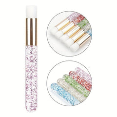 5pcs Glitter Lash Brushes for Extensions & Pore Cleansing