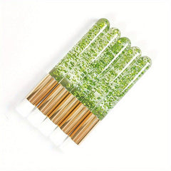 5pcs Glitter Lash Brushes for Extensions & Pore Cleansing