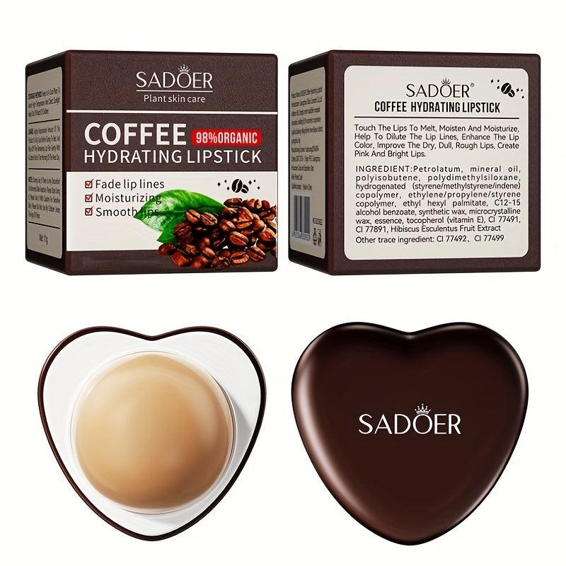 Coffee Hydrating Lip Mask for Lip Care Heart Shaped Lips