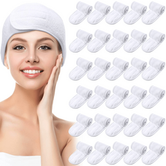 30 Pcs Womens Headbands for Workout Yoga Exercise Running Spa Headband Bulk