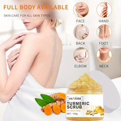 Turmeric Scrub Exfoliates Acne Blackhead Moisturizes Refines Pores