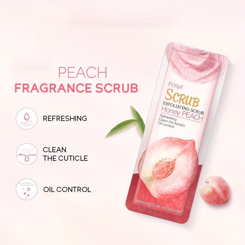 Peach Body Scrub - Exfoliating Moisturizing Cleanser