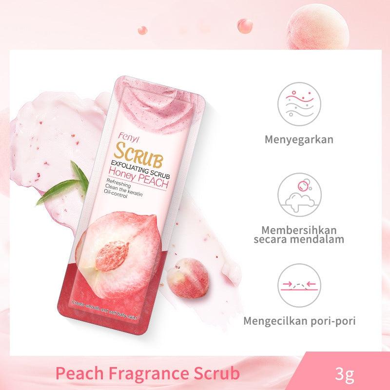 Peach Body Scrub - Exfoliating Moisturizing Cleanser