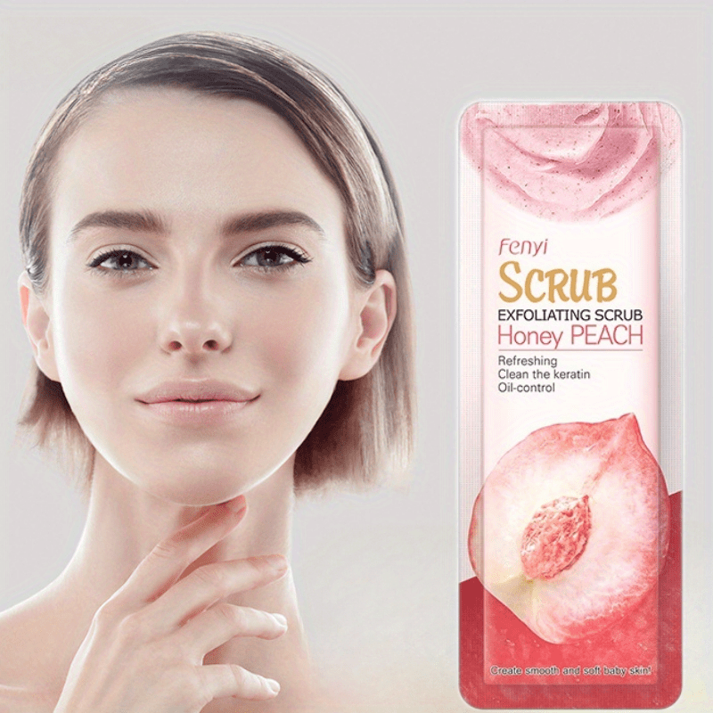 Peach Body Scrub - Exfoliating Moisturizing Cleanser