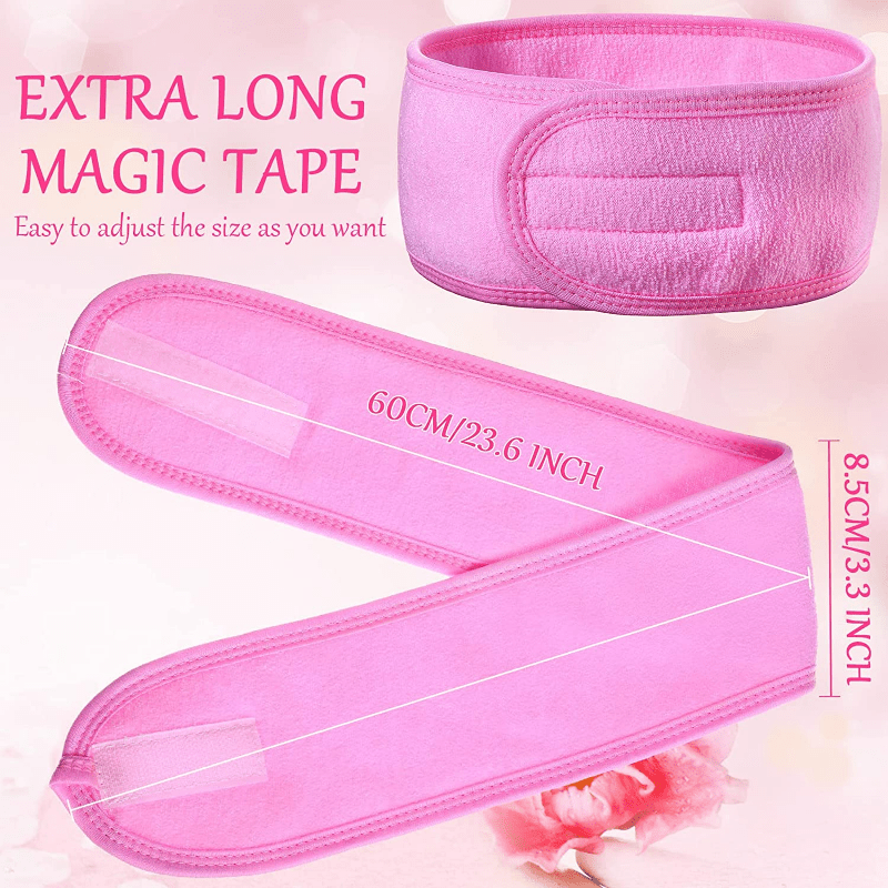 Adjustable Hairband for Women - Non Slip Hairlace Turban for Shower Spa Makeup