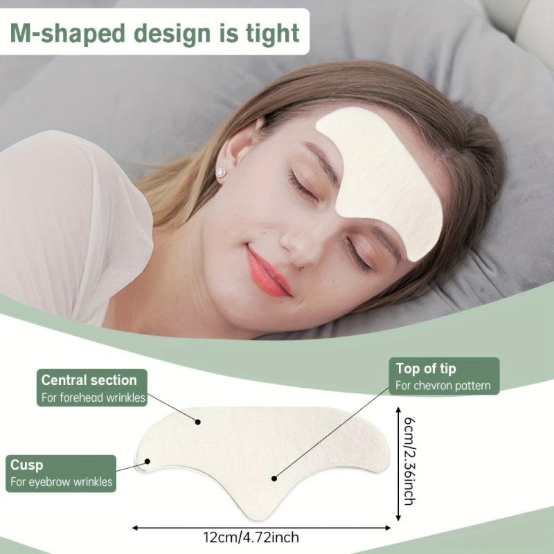 5 Pcs Forehead Smoothing Wrinkle Patches Fade Fine Wrinkles Moisturizing Pads