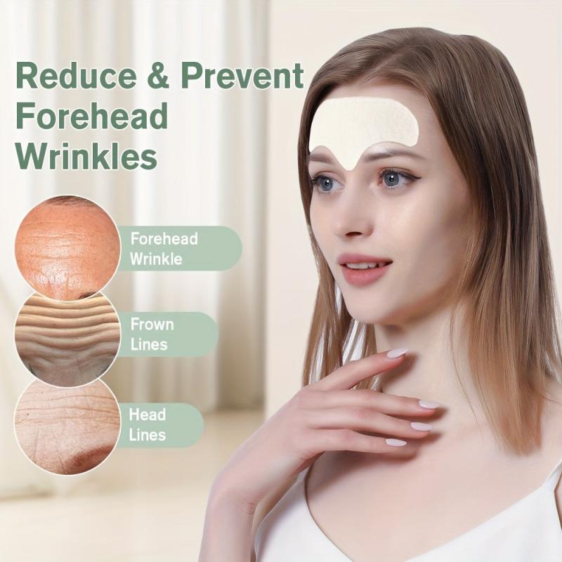 5 Pcs Forehead Smoothing Wrinkle Patches Fade Fine Wrinkles Moisturizing Pads
