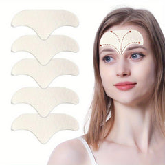 5 Pcs Forehead Smoothing Wrinkle Patches Fade Fine Wrinkles Moisturizing Pads
