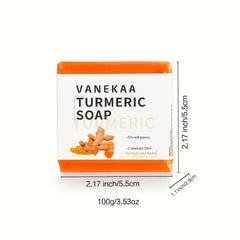 Turmeric Soap Bar for Acne & Dark Spots, Deep Moisturizing