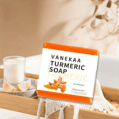 Turmeric Soap Bar for Acne & Dark Spots, Deep Moisturizing