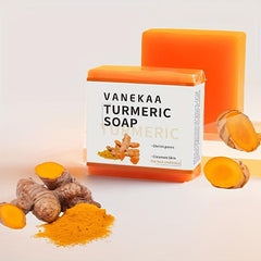 Turmeric Soap Bar for Acne & Dark Spots, Deep Moisturizing