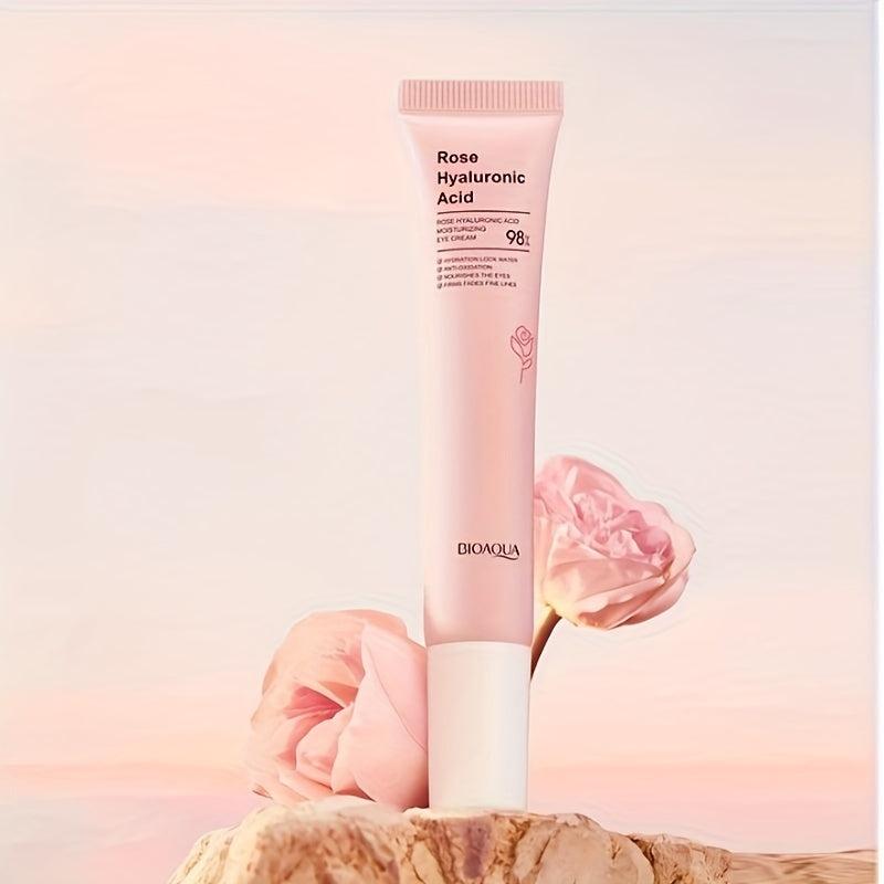 Rose Hyaluronic Acid Eye Cream 20g Moisturizing Dark Circles Eye Lines Bags