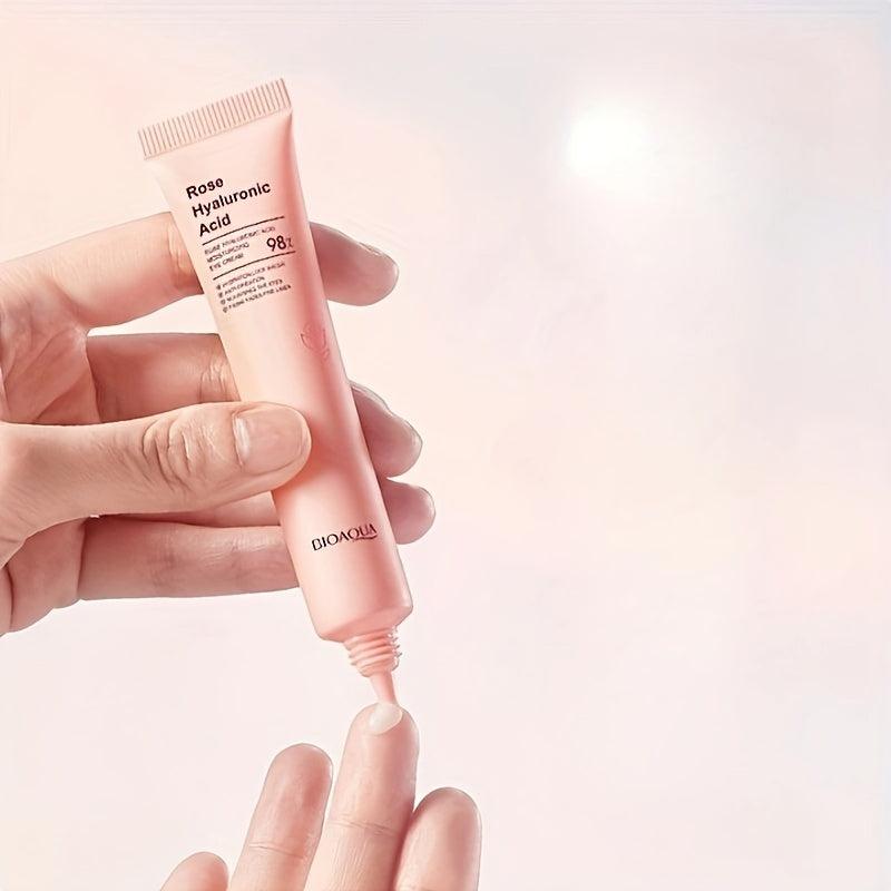 Rose Hyaluronic Acid Eye Cream 20g Moisturizing Dark Circles Eye Lines Bags