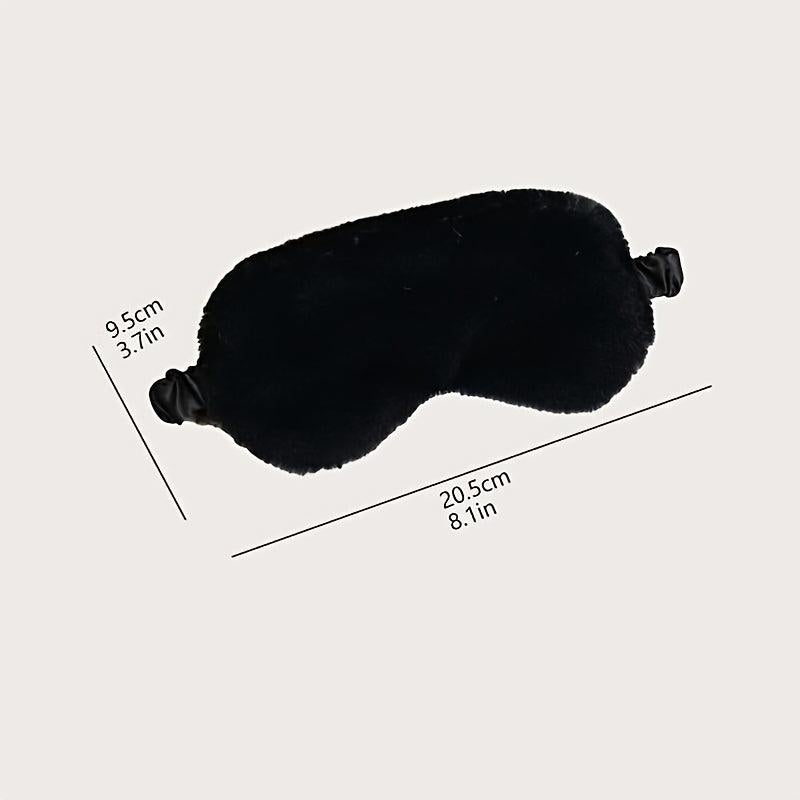 Fluffy Satin Sleep Mask Special Edition Comfortable Blindfold Eye Cover